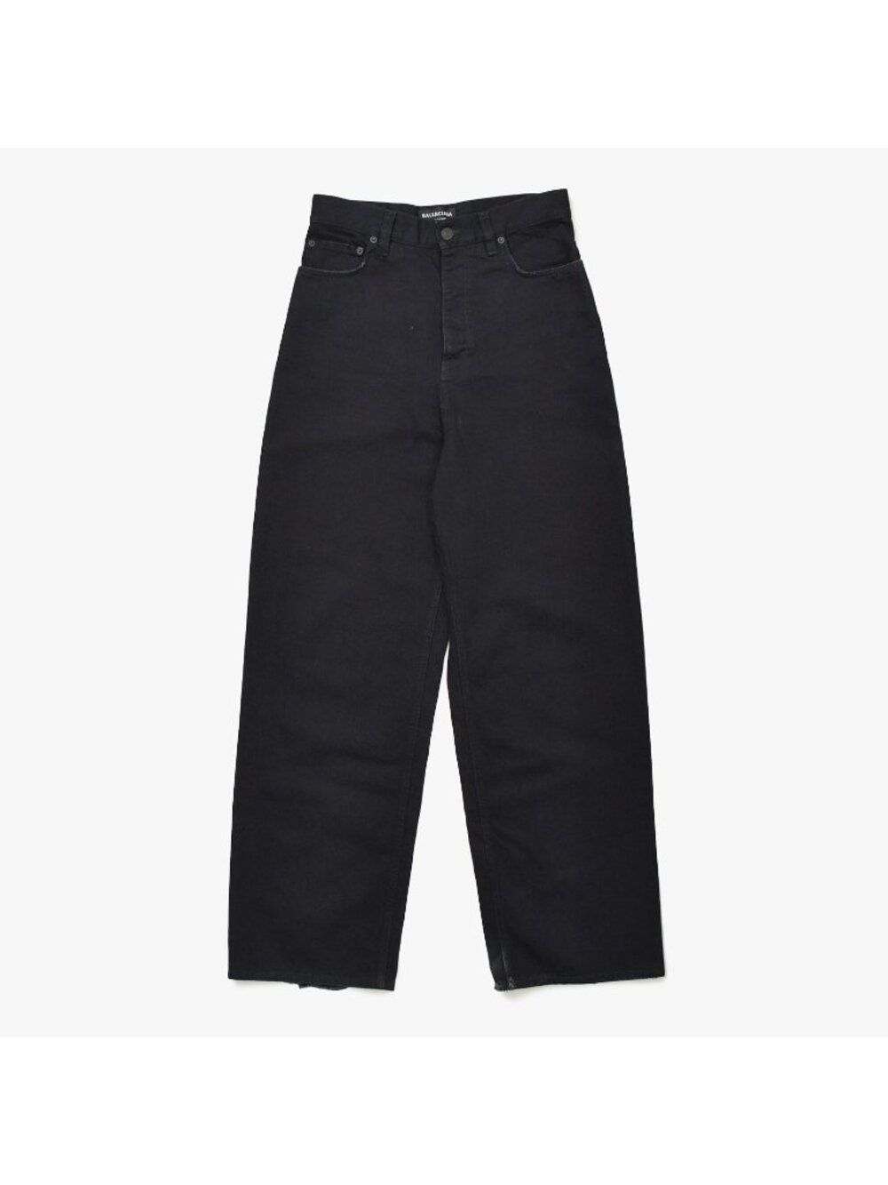 Balenciaga Baggy Denim Pants Black Soft XS